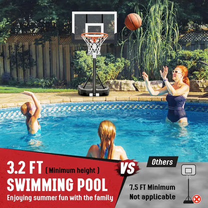 Lumen Adjustable & Portable Basketball Hoop